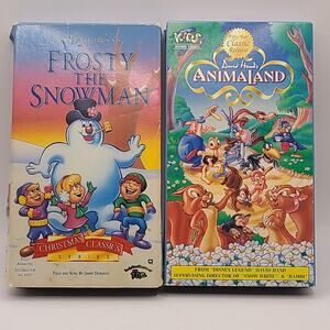 Vhs Frosty the snowman lot of 2 vhs